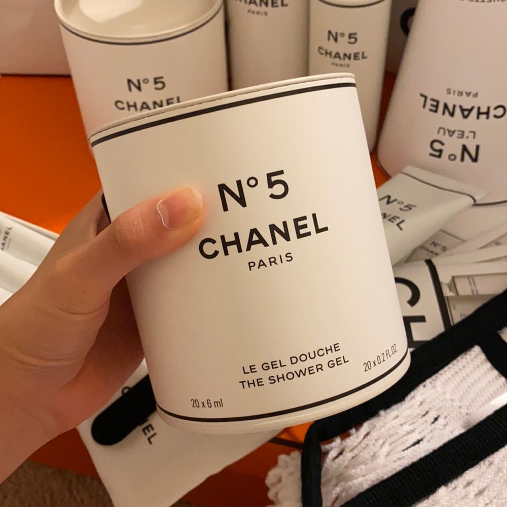 Chanel no 5 factory shower gel bucket soap